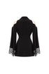 TULLE DETAILED BLACK KIMONO